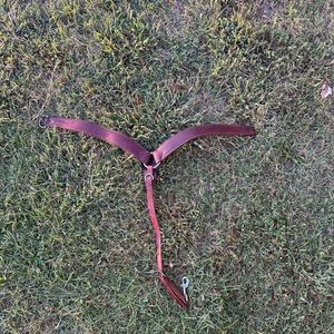 Leather breast collar